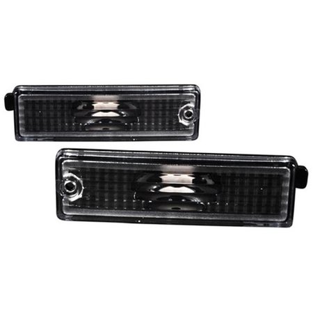 OVERTIME Bumper Lights for 93 to 01 Chevrolet Camaro, Black - 6 x 7 x 7 in. OV2654115